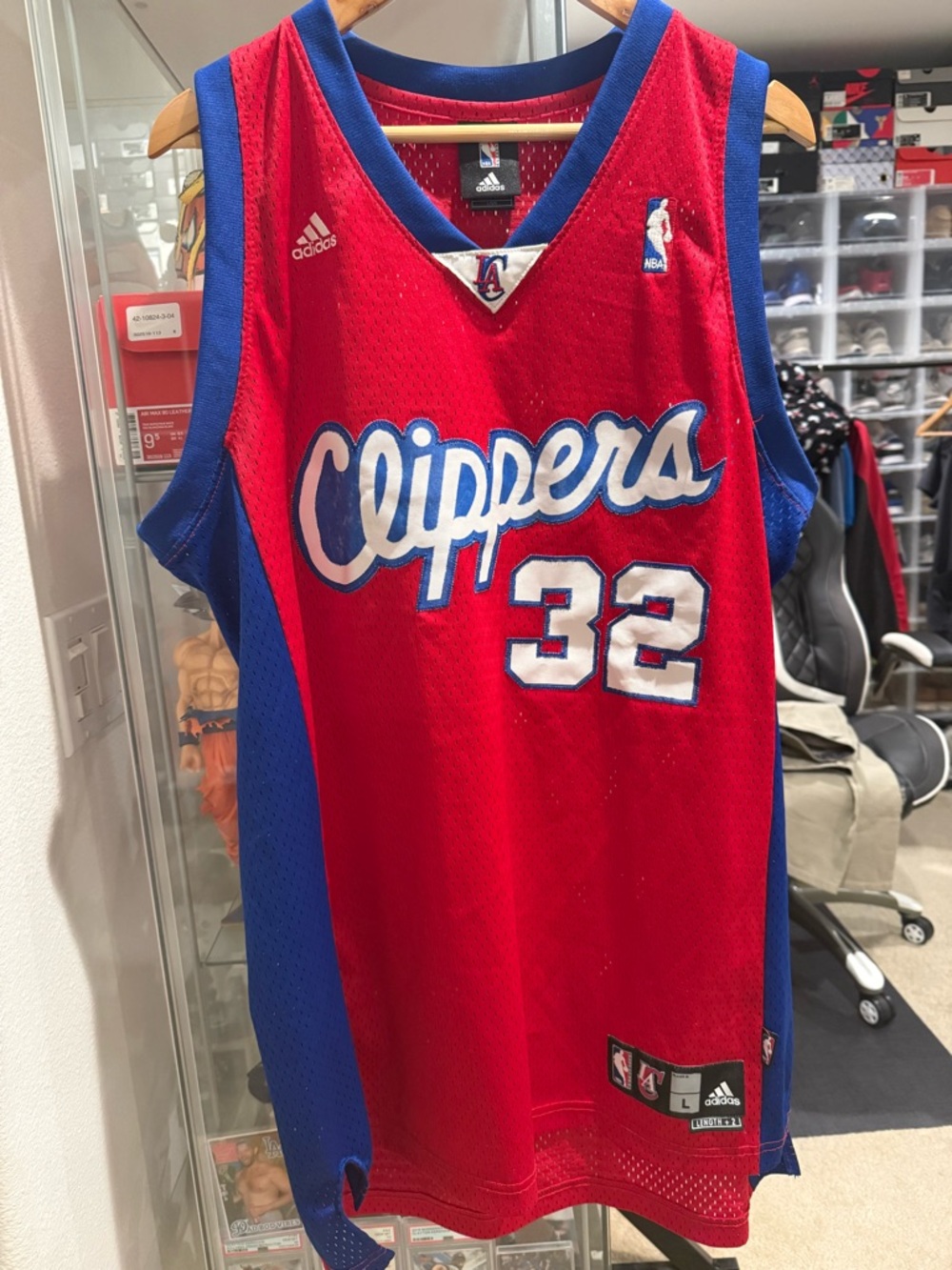 Size L - VINTAGE adidas LA Clippers BLAKE GRIFFIN NBA Jersey
